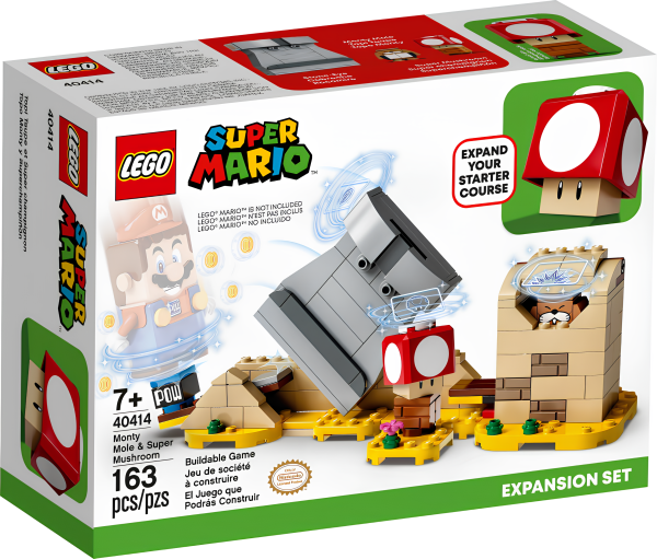 Конструктор LEGO Super Mario 40414 Крот Монти и Супергриб Уценка Used ( без коробки , без инструкции )